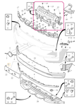 Bumper/Grill BRACKET Volvo 80001750