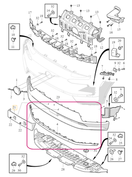 TRIM MOULDING Volvo 80003721 (OEM)
