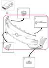 BUMPER COVER Main Volvo 80010944 (OEM)