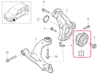 Wheel Bearing / HUB KIT Volvo 80016037