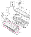 Těsnění víka ventilů přední / levé 4.4 V8 P2 XC90/P3 S80 II