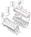 Těsnění víka ventilů zadní / pravé 4.4 V8 P2 XC90/P3 S80 II
