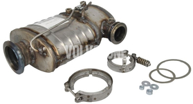 DPF filtr/katalyzátor 5 válec D3/D4/2.4D/D5 (2011-) FWD P1 P3